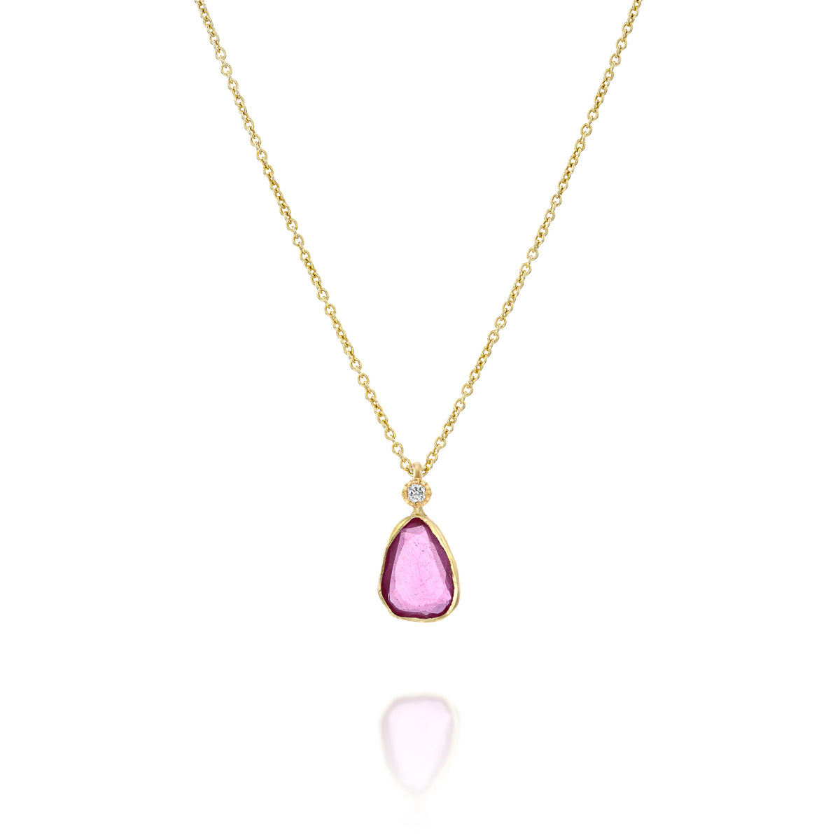 Amorphous Drop Necklace