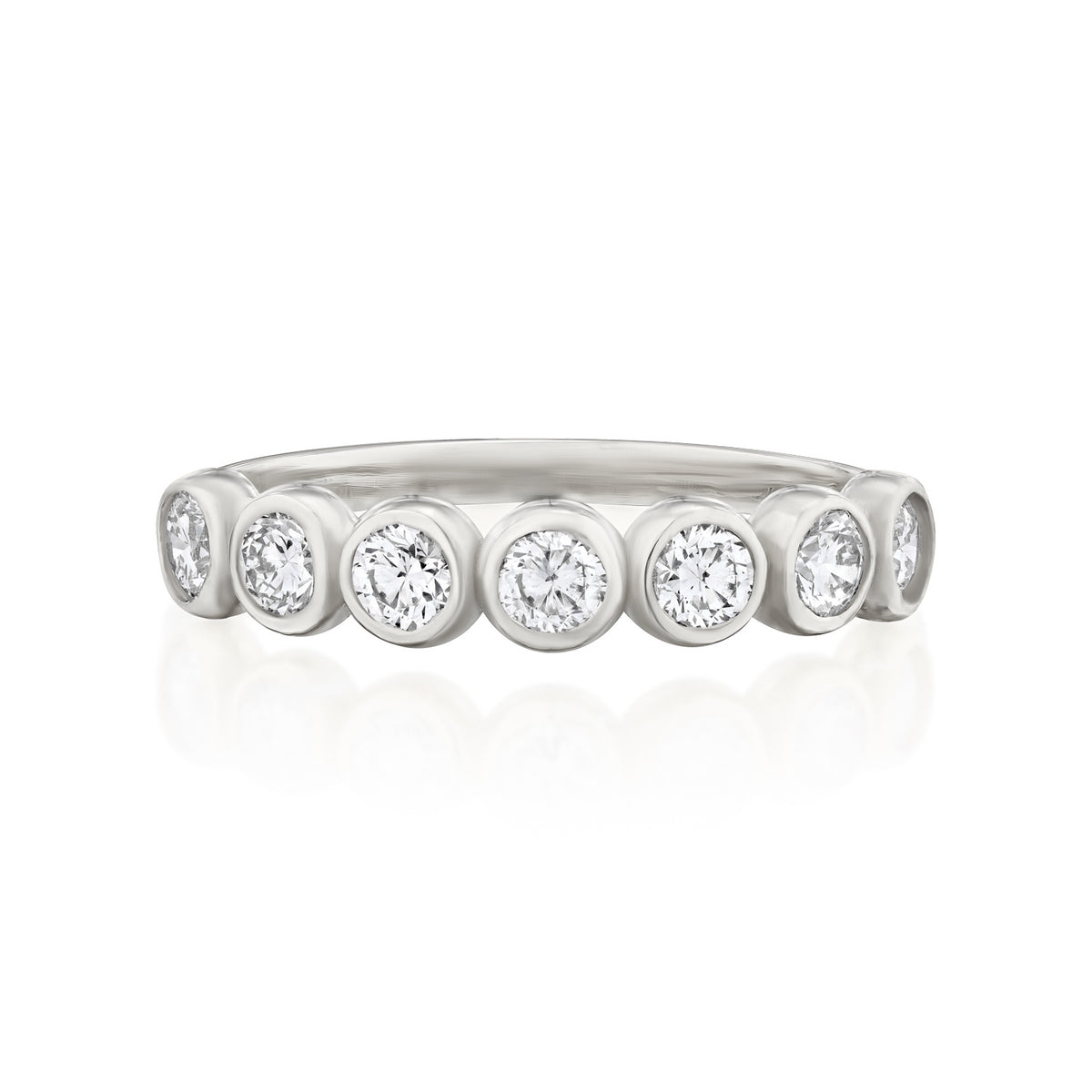Elisheva L Ring in 14K white gold with lab-grown diamonds